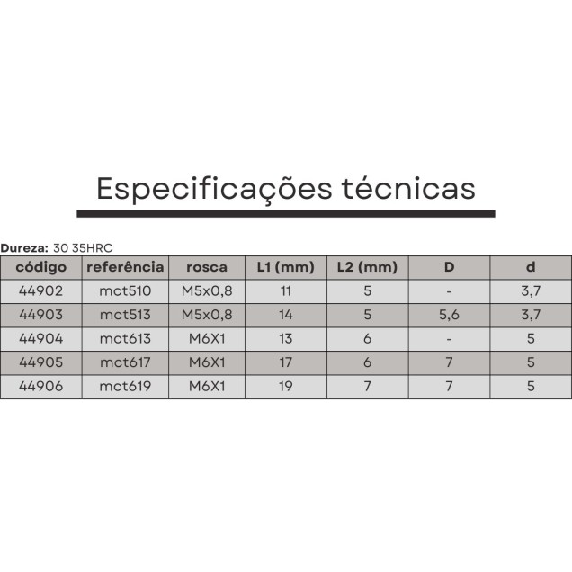 acessorio suporte pino mct619