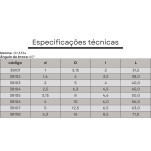 broca de centro 01,0x3,15 din333a