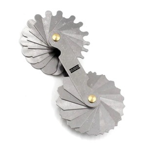 calibrador de raio 01,0 a 07,0 mm