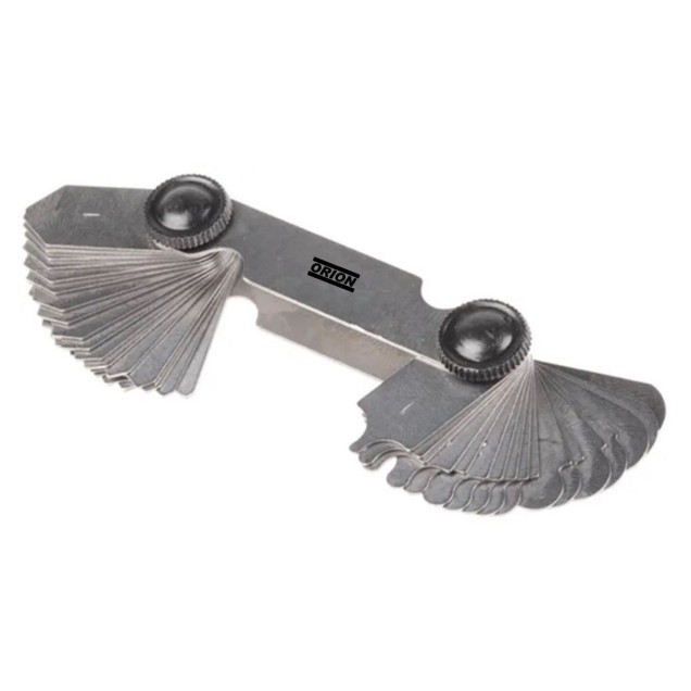 calibrador de raio 01,0 a 07,0 mm