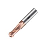 fresa esferica metal duro 2 cortes 10 mmx20x075xh10 TiSiN