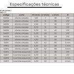 fresa para acrilico 1 corte 1,5mmx07mmxh1/8