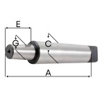 haste para mandril cone morse 4xb22