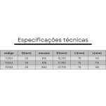 haste paralela para mandril 20 mm b16