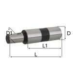 haste paralela para mandril 20 mm b16