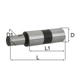 haste paralela para mandril 20 mm b18