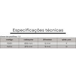 jogo barra mandrilar 12 mm 09 pçs