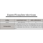 jogo calibrador telescopico 8 a 150 mm