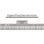 mandril flutuante BT40 m5 a m20