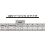 mandril flutuante haste paralela m5 a m20