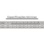 mandril porta barra Sk40 32 mm