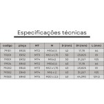 mandril porta pinças er25 cone morse 2