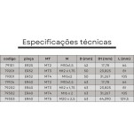 mandril porta pinças er40 cone morse 2