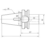 mandril reduçao cone morse 3xbt40