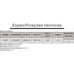 mesa coordenada 475x153 mm x=280 y=120 mm