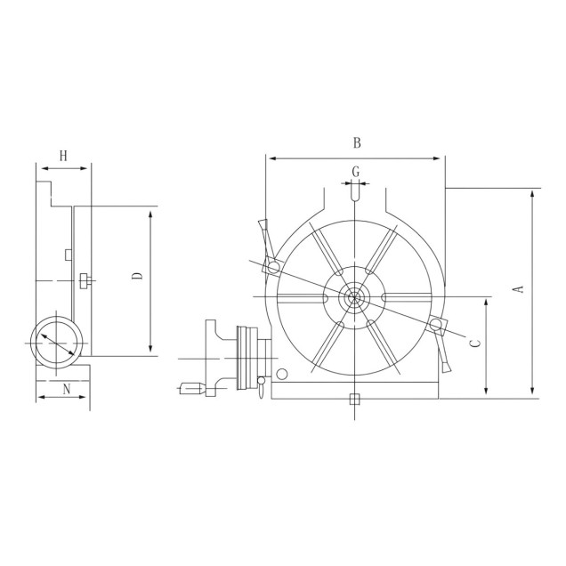 mesa divisora 150 mm