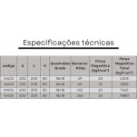 mesa magnetica 250mm x 200mm x 80mm
