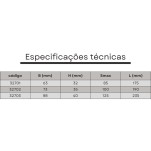 morsa precisao retificada abertura 125 mm