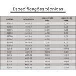pinça er25 10 mm