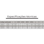 pino bt40 45° com refrigeraçao