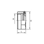 porca er20 a m25x1,5