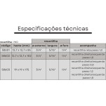 porta recartilha triplo 3/4