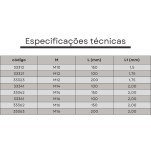 prisioneiro m16 x 100